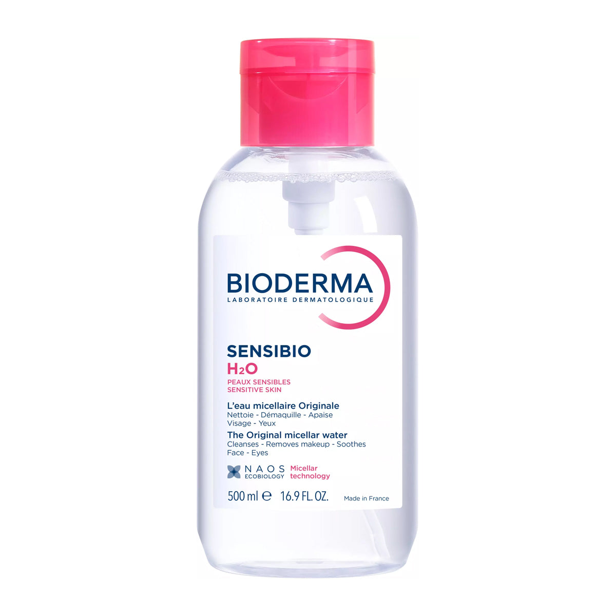 Bioderma Sensibio H2o Makeup Removing Pump 500ml